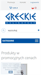 Mobile Screenshot of greckie-delikatesy.pl